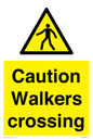 WV10353: Caution walkers crossing