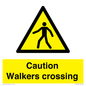 WV10353: Caution walkers crossing