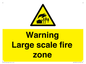 WV10355: Warning Large scale fire zone