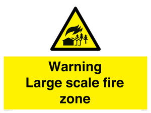 WV10355: Warning Large scale fire zone