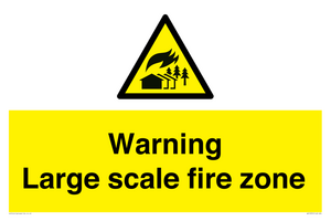 WV10355: Warning Large scale fire zone
