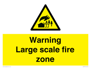 WV10355: Warning Large scale fire zone