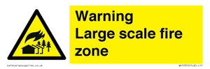 WV10355: Warning Large scale fire zone