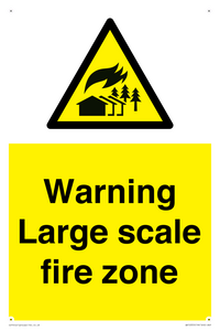 WV10355: Warning Large scale fire zone
