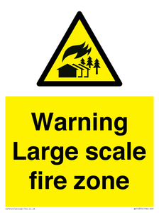 WV10355: Warning Large scale fire zone