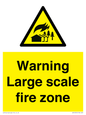 WV10355: Warning Large scale fire zone