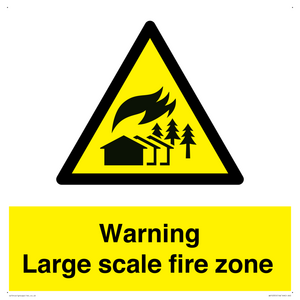 WV10355: Warning Large scale fire zone