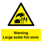 WV10355: Warning Large scale fire zone