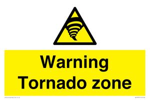 WV10357: Warning Tornado zone