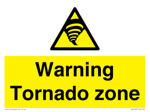 WV10357: Warning Tornado zone