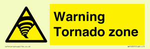 WV10357: Warning Tornado zone