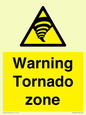 WV10357: Warning Tornado zone