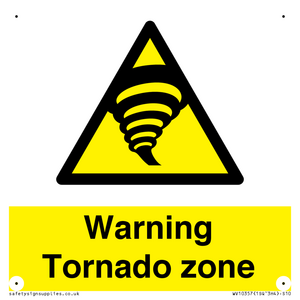 WV10357: Warning Tornado zone