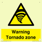 WV10357: Warning Tornado zone