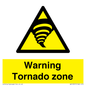 WV10357: Warning Tornado zone