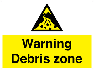 WV10361: Warning Debris zone