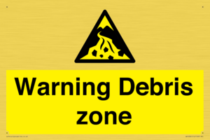 WV10361: Warning Debris zone