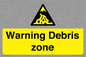 WV10361: Warning Debris zone