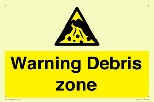 WV10361: Warning Debris zone