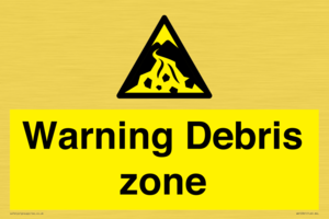 WV10361: Warning Debris zone