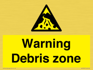 WV10361: Warning Debris zone