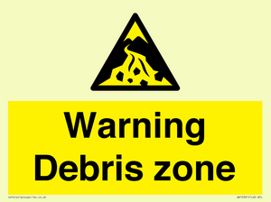 WV10361: Warning Debris zone
