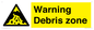 WV10361: Warning Debris zone
