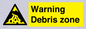 WV10361: Warning Debris zone