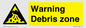 WV10361: Warning Debris zone