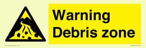 WV10361: Warning Debris zone