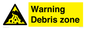 WV10361: Warning Debris zone