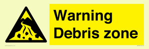 WV10361: Warning Debris zone