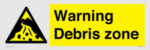 WV10361: Warning Debris zone