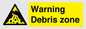WV10361: Warning Debris zone