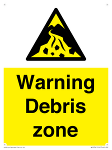 WV10361: Warning Debris zone