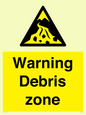 WV10361: Warning Debris zone