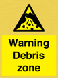 WV10361: Warning Debris zone