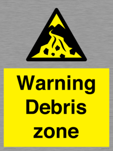 WV10361: Warning Debris zone