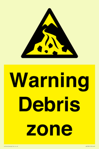 WV10361: Warning Debris zone