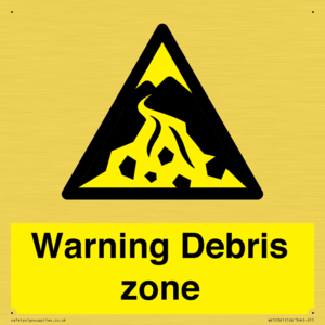 WV10361: Warning Debris zone