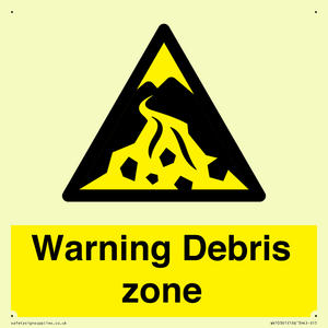 WV10361: Warning Debris zone