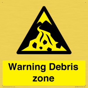 WV10361: Warning Debris zone