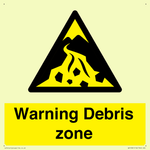 WV10361: Warning Debris zone
