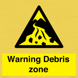 WV10361: Warning Debris zone