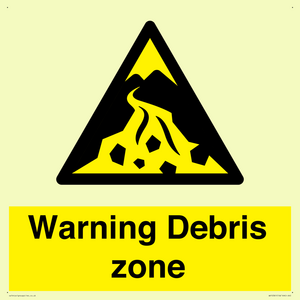 WV10361: Warning Debris zone