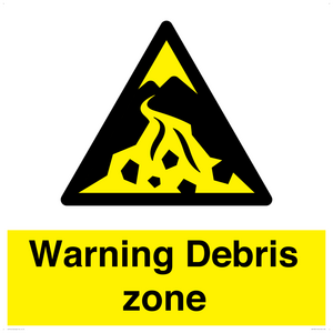 WV10361: Warning Debris zone