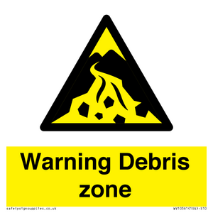 WV10361: Warning Debris zone