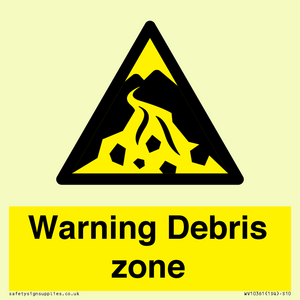 WV10361: Warning Debris zone