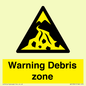 WV10361: Warning Debris zone