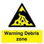 WV10361: Warning Debris zone